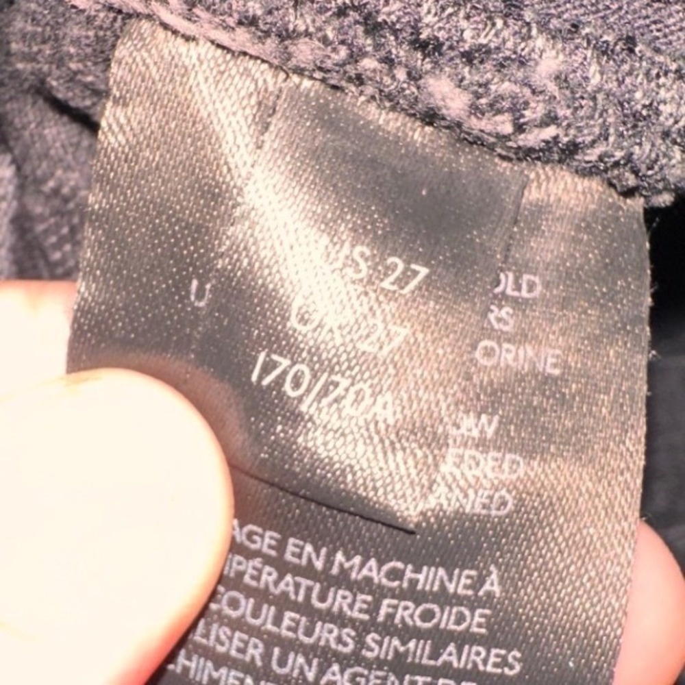 Free People We The Free Twenty-Seven Distressed Straight Leg Jeans Black Size 27 - Picture 6 of 10